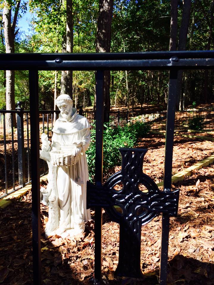 Construction and Dedication of the Saint Francis Memorial Garden