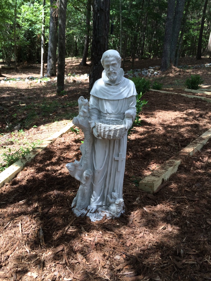 Construction and Dedication of the Saint Francis Memorial Garden